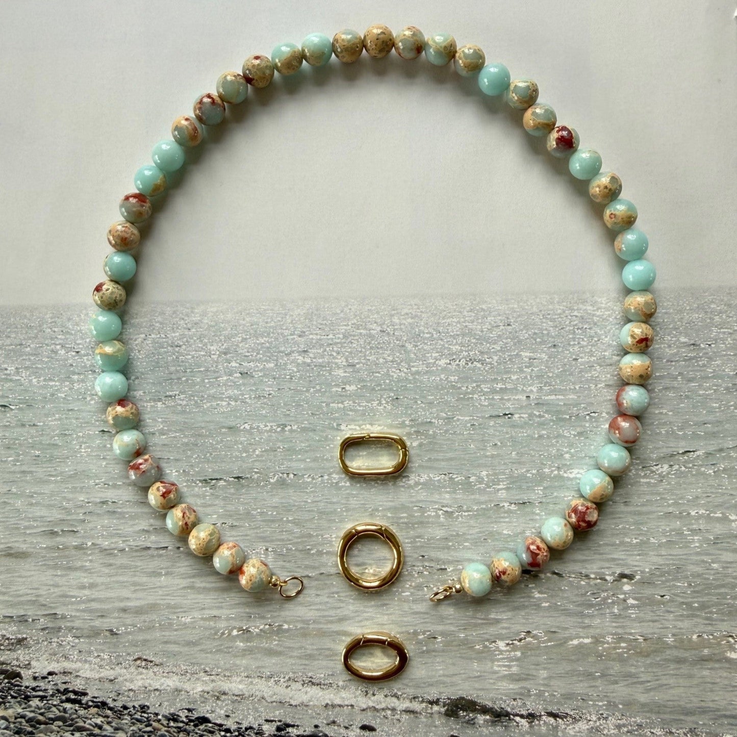 Ketting van Shoushan kralen met open einden - SHOUSHAN