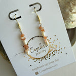 Handgemaakte ketting van ronde kralen met 14K gold filled haakslotje — Engelina Jewelry