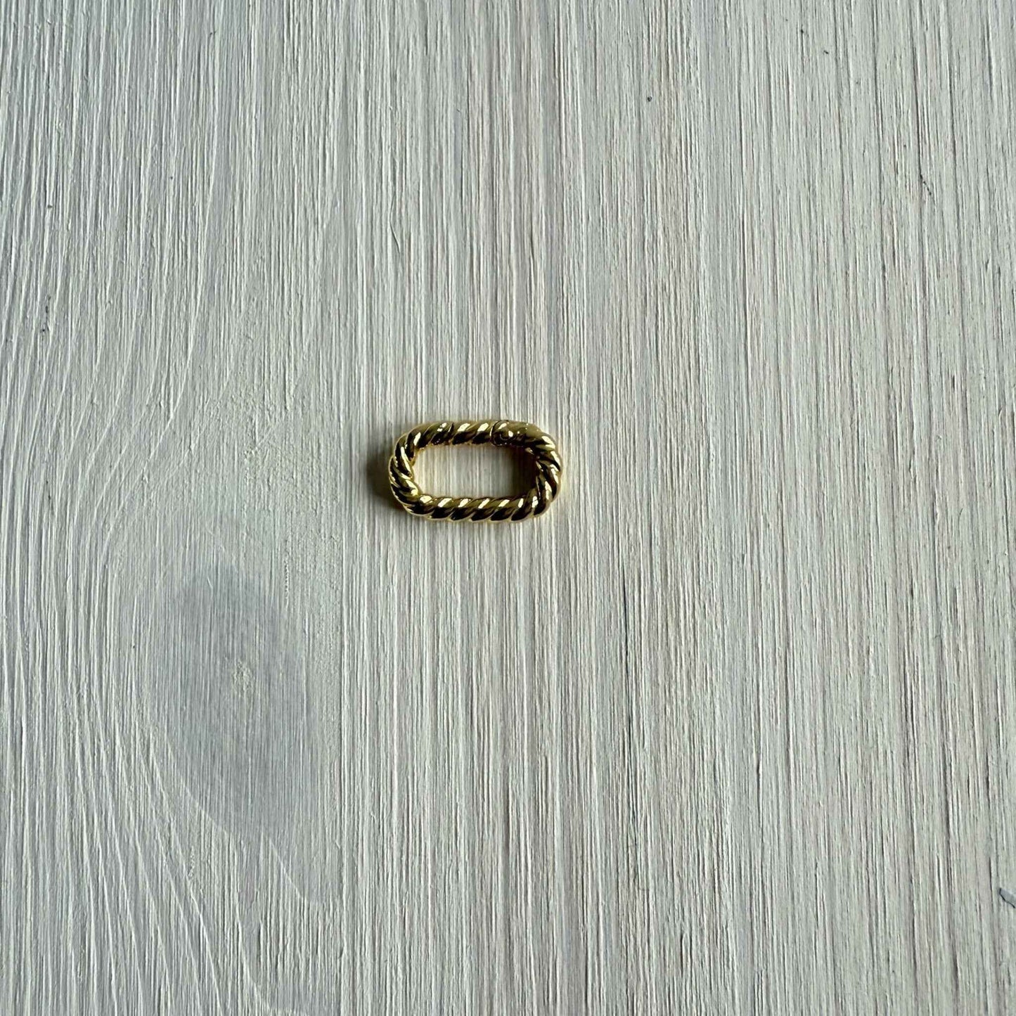 GOLD FILLED - rechthoekige sluiting - gedraaid