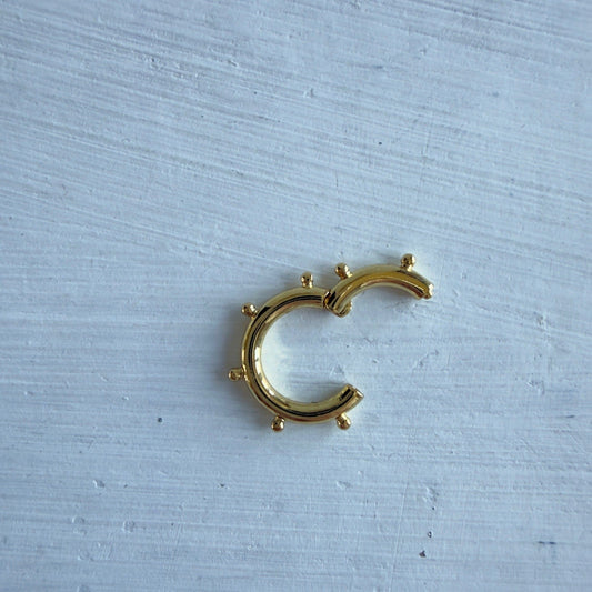 GOLD FILLED - kleine ronde sluiting - stuurwiel