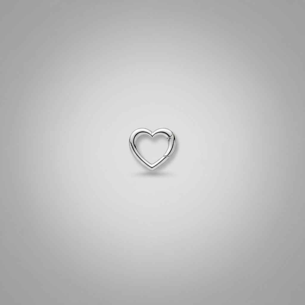 ZILVER - sluiting hart