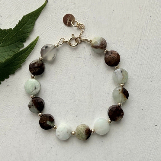 Armbandje van chrysopraas kralen - Engelina Jewelry