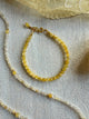 Handgemaakte ketting van ronde kralen met 14K gold filled haakslotje — Engelina Jewelry