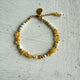 Handgemaakte ketting van ronde kralen met 14K gold filled haakslotje — Engelina Jewelry