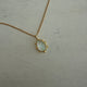 Handgemaakte ketting van ronde kralen met 14K gold filled haakslotje — Engelina Jewelry