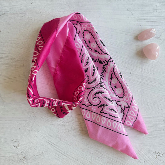 Bandana haarband in roze