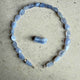 Ketting van grote chalcedoon kralen met zilveren sluiting - CHALI