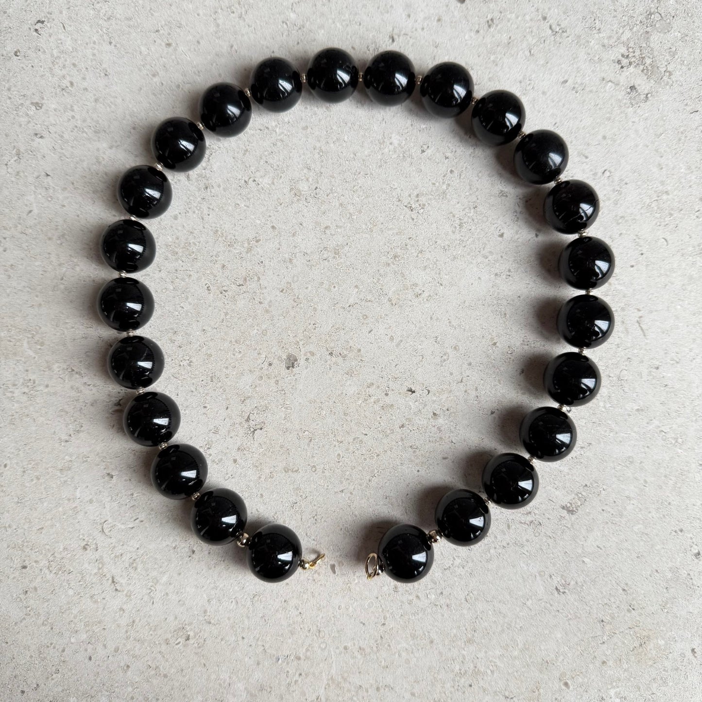 Ketting goud obsidiaan met open einden - GIOYA