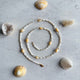 Handgemaakte ketting van ronde kralen met 14K gold filled haakslotje — Engelina Jewelry