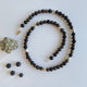 Handgemaakte ketting van ronde kralen met 14K gold filled haakslotje — Engelina Jewelry