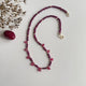 Handgemaakte ketting van ronde kralen met 14K gold filled haakslotje — Engelina Jewelry