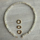 Handgemaakte ketting van ronde kralen met 14K gold filled haakslotje — Engelina Jewelry