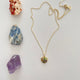 Handgemaakte ketting van ronde kralen met 14K gold filled haakslotje — Engelina Jewelry