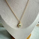 Handgemaakte ketting van ronde kralen met 14K gold filled haakslotje — Engelina Jewelry