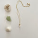 Handgemaakte ketting van ronde kralen met 14K gold filled haakslotje — Engelina Jewelry