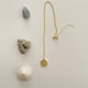 Handgemaakte ketting van ronde kralen met 14K gold filled haakslotje — Engelina Jewelry