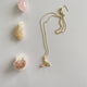 Handgemaakte ketting van ronde kralen met 14K gold filled haakslotje — Engelina Jewelry