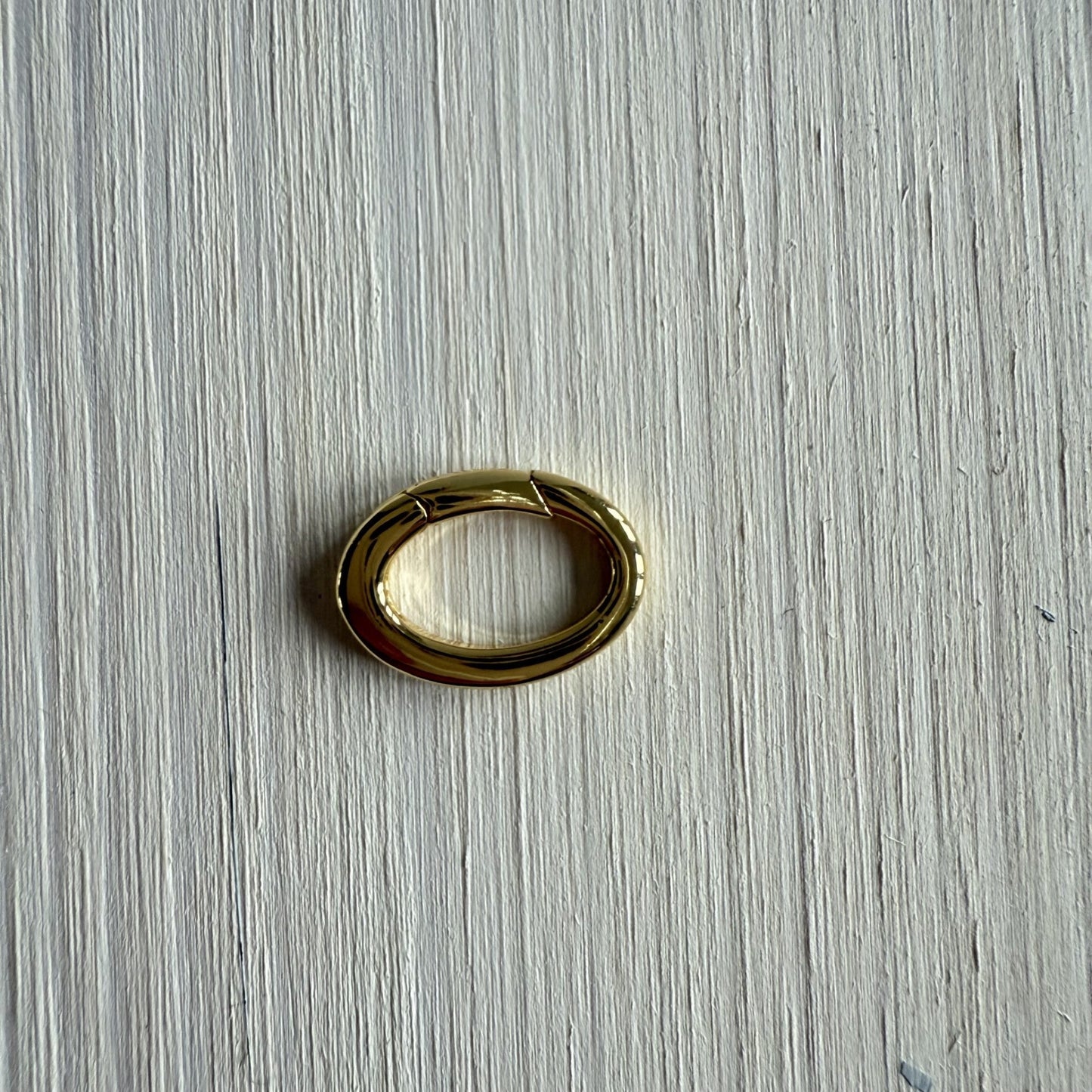 Gold filled sluiting ovaal