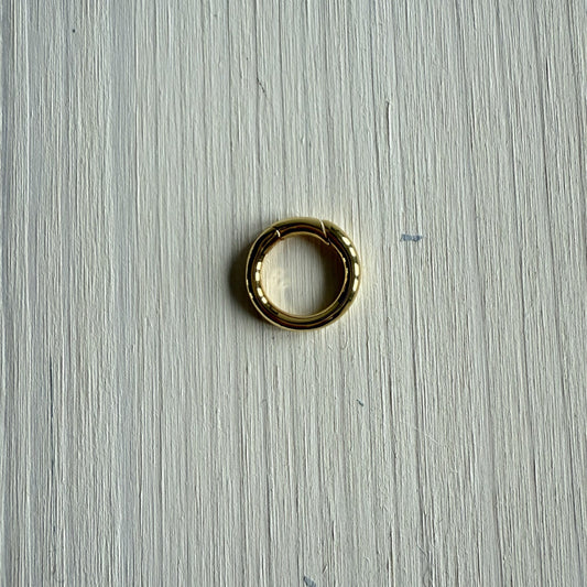 Ronde gold filled sluiting