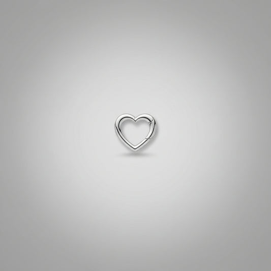 Sluiting zilver hart