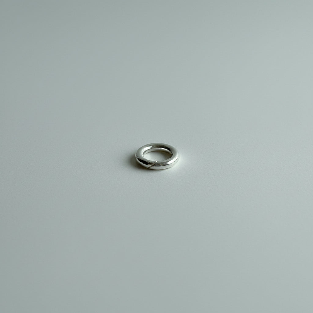 Sluiting zilver ring