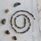 Ketting van Botswana agaat en onyx met zilveren slot - Engelina Jewelry