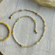 Handgemaakte ketting van ronde kralen met 14K gold filled haakslotje — Engelina Jewelry